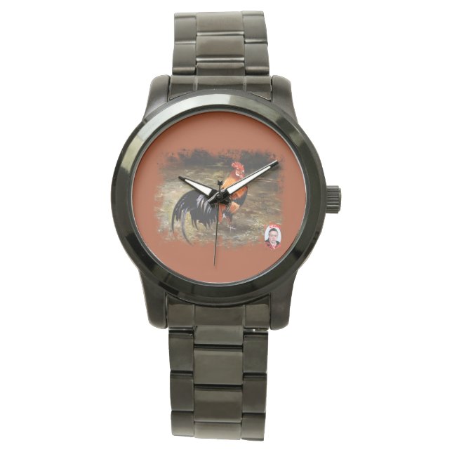 Reloj De Pulsera Gallo/Galo/Rooster (Anverso)