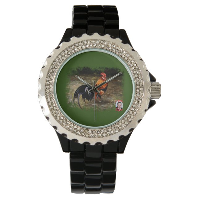 Reloj De Pulsera Gallo/Galo/Rooster (Anverso)