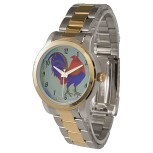 Reloj De Pulsera Gamecock: Rooster impresionista