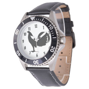 Reloj De Pulsera Gamecock Rooster Silhouette