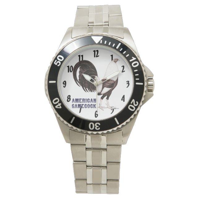 Reloj De Pulsera Gamecock Sepia (Anverso)