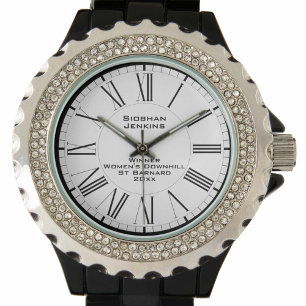 Reloj De Pulsera Ganadora Damas Competencia de Esquí en Pendiente