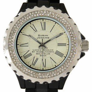 Reloj De Pulsera Ganadora de la Competencia de Golf Femenino