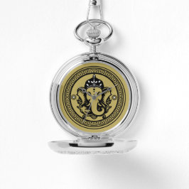 Reloj De Pulsera Ganesha Themed Hindu Art Print