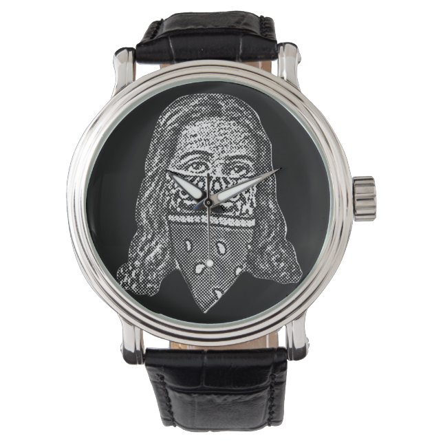Reloj De Pulsera Gangsta Jesus (Anverso)