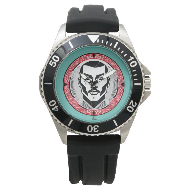 Reloj De Pulsera Gangster mit Narbe Design (Anverso)