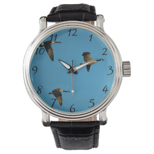 Reloj De Pulsera Gansos canadienses en vuelo