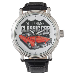 Reloj De Pulsera Garaje de coche clásico convertible personalizado 