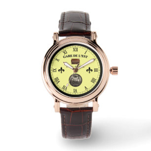 Reloj De Pulsera Gare de L’Est ~ París Francia ~ Piano erguido ~ W