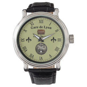 Reloj De Pulsera Gare de Lyon ~ París Francia ~ Piano recto ~