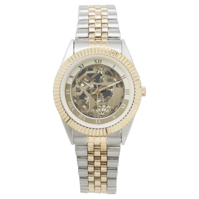 Reloj De Pulsera Gases dorados (Anverso)