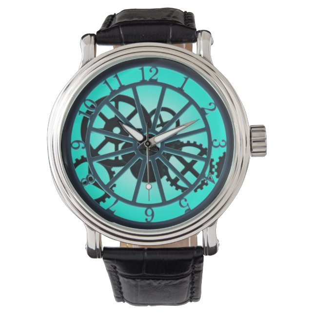 Reloj De Pulsera Gases mecánicos de filigrí gótico y trabajos inter (Anverso)