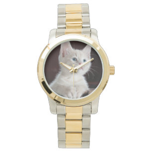 Reloj De Pulsera Gatito blanco