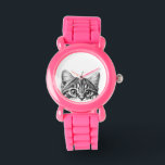 Reloj De Pulsera Gatito gatito guapo<br><div class="desc">Este diseño puede ser personalizado en el área proporcionada cambiando la foto y/o el texto. O puede personalizarse haciendo clic en Personalizar esta plantilla y, a continuación, eligiendo la opción de hacer clic en el personalizar y eliminando o cambiando el color del fondo, agregando texto, cambiando el color o estilo...</div>