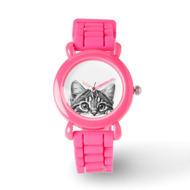 Reloj De Pulsera Gatito gatito guapo (Anverso)