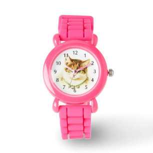Reloj De Pulsera Gatito lindo con campanas en el collar - para el a