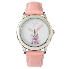 Reloj De Pulsera Gatito rosa dulce pastel