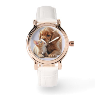 Reloj De Pulsera Gatito y pipa