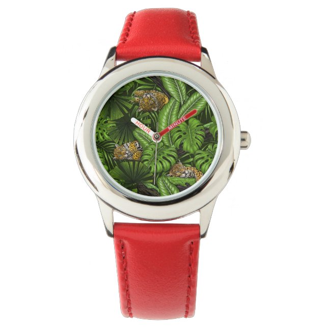 Reloj De Pulsera Gatitos de la jungla (Anverso)