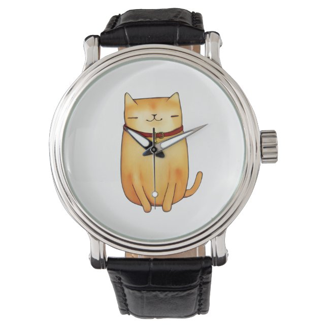Reloj De Pulsera Gato (Anverso)