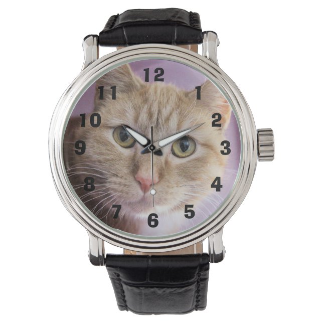 Reloj De Pulsera Gato (Anverso)