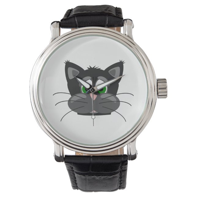 Reloj De Pulsera Gato (Anverso)