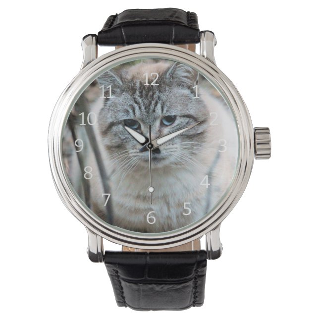 Reloj De Pulsera Gato (Anverso)