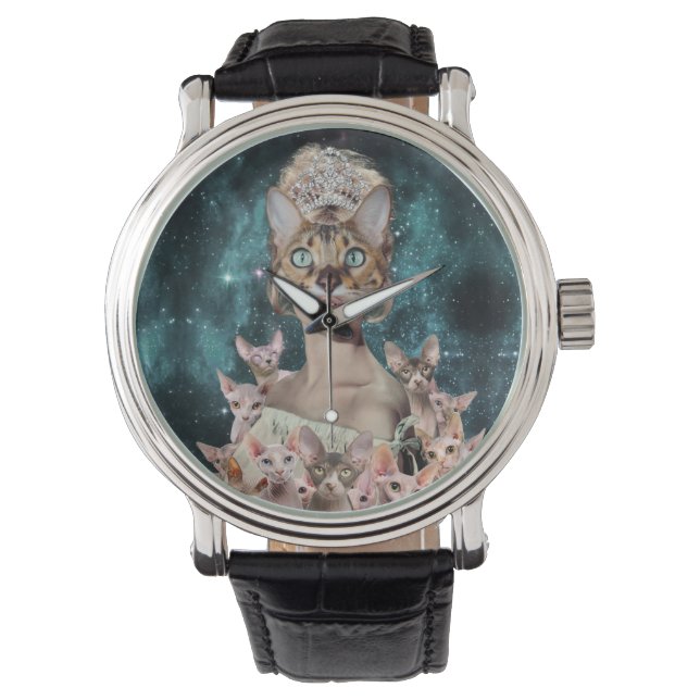 Reloj De Pulsera Gato (Anverso)
