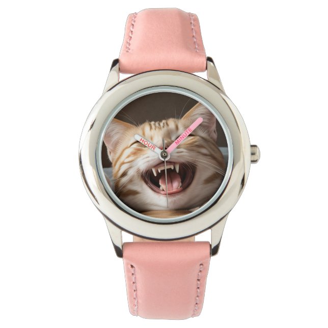 Reloj De Pulsera Gato 01 generado por IA "ROTFL" (Anverso)