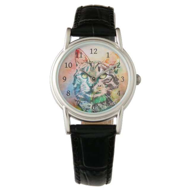 Reloj De Pulsera gato 643 (Anverso)