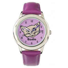 Reloj De Pulsera Gato de chicas divertidos / gatito gráfico llamado