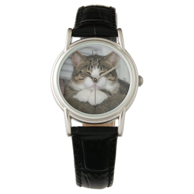 Reloj De Pulsera Gato de corte (Anverso)