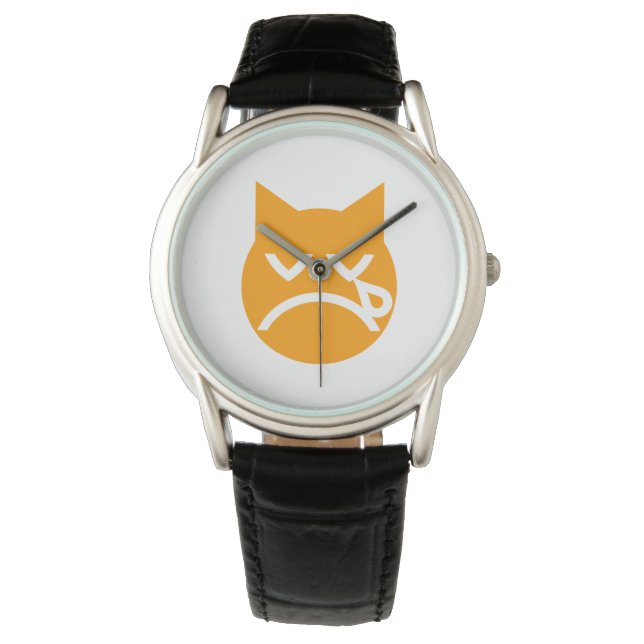 Reloj De Pulsera Gato de Emoji llorando (Anverso)