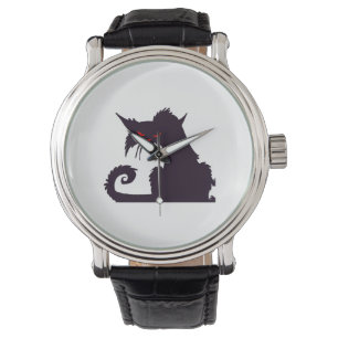 Reloj De Pulsera Gato de Halloween