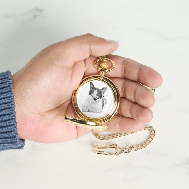 Reloj De Pulsera Gato de semitono (Mano)