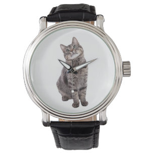 Reloj De Pulsera Gato de tabla de corte