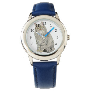 Reloj De Pulsera Gato de tabla de pelo largo