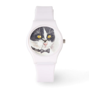 Reloj De Pulsera Gato de Tuxedo