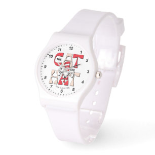 Reloj De Pulsera Gato en el Gorra   El Gato Silencioso En El Gorra
