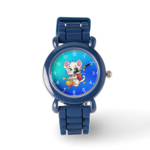 Reloj De Pulsera Gato En La Escuela-85241
