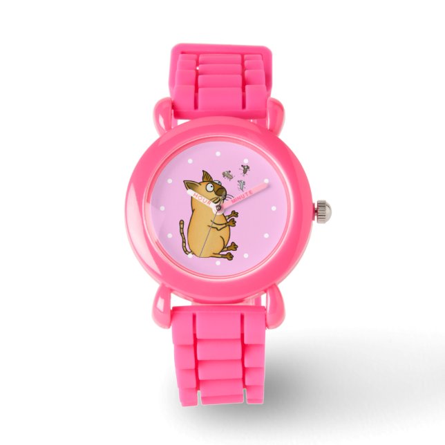 Reloj De Pulsera Gato malhumorado (Anverso)