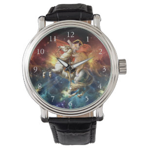 Reloj De Pulsera Gato Napoleón en el espacio
