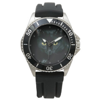 Reloj De Pulsera gato negro
