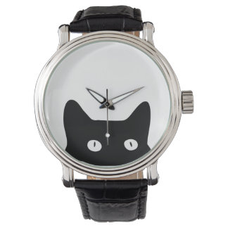 Reloj De Pulsera Gato negro