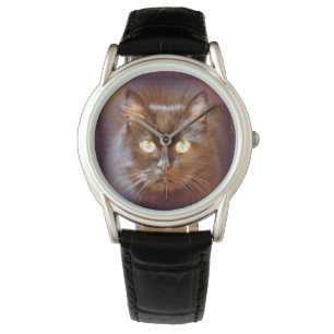 Reloj De Pulsera gato negro