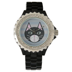Reloj De Pulsera Gato negro, bandas
