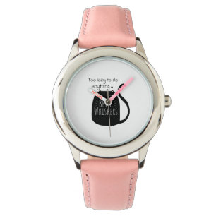 Reloj De Pulsera Gato negro perezoso