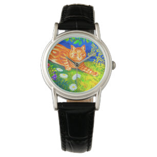 Reloj De Pulsera Gato nocturno