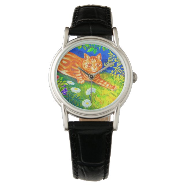 Reloj De Pulsera Gato nocturno (Anverso)