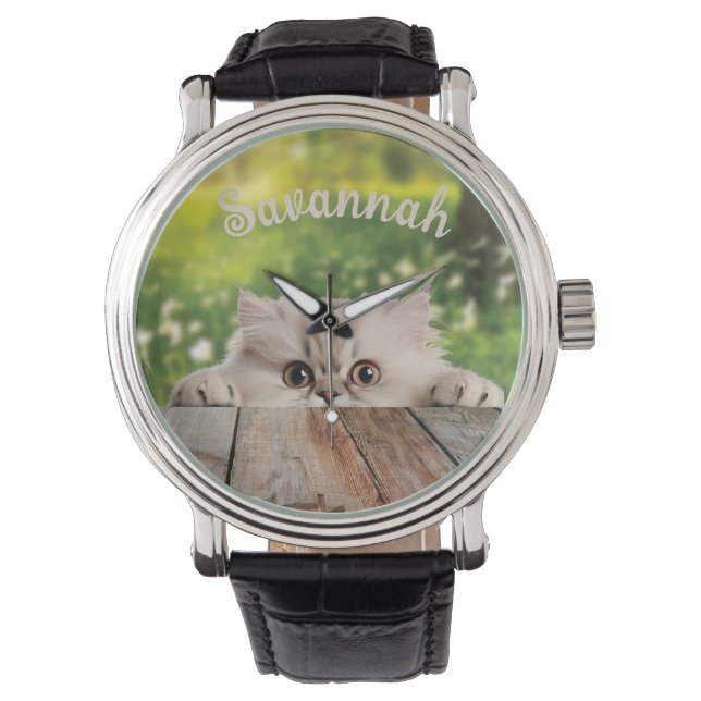 Reloj De Pulsera Gato persa lindo (Anverso)